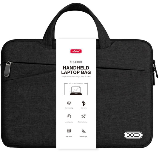 XO Design CB01 Borsa per laptop da 14 pollici, nero