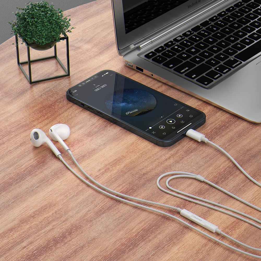 Auricolari 3.5mm Dudao X14Pro, Bianco
