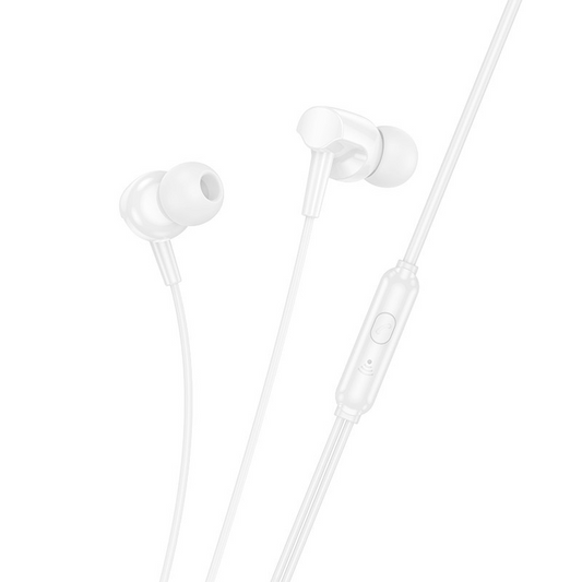Handsfree 3.5mm HOCO M112, Bianco
