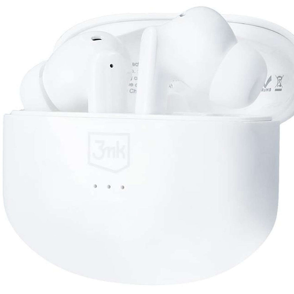 Auricolari Bluetooth 3MK LIFEPODS, TWS, ANC, Bianco