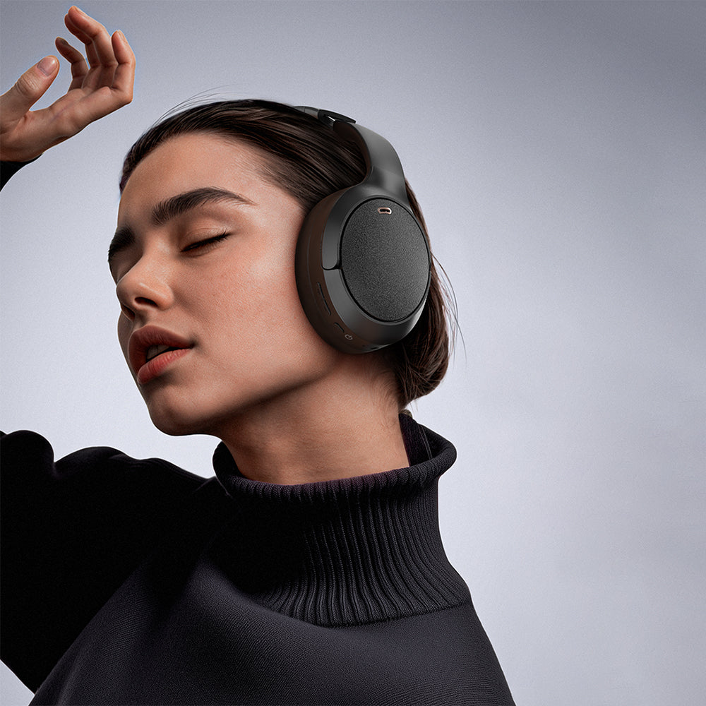 Handsfree Bluetooth Acefast H6, A2DP, ANC, Bianco