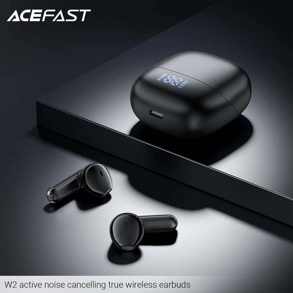 Auricolare Bluetooth Acefast W2, TWS, Nero