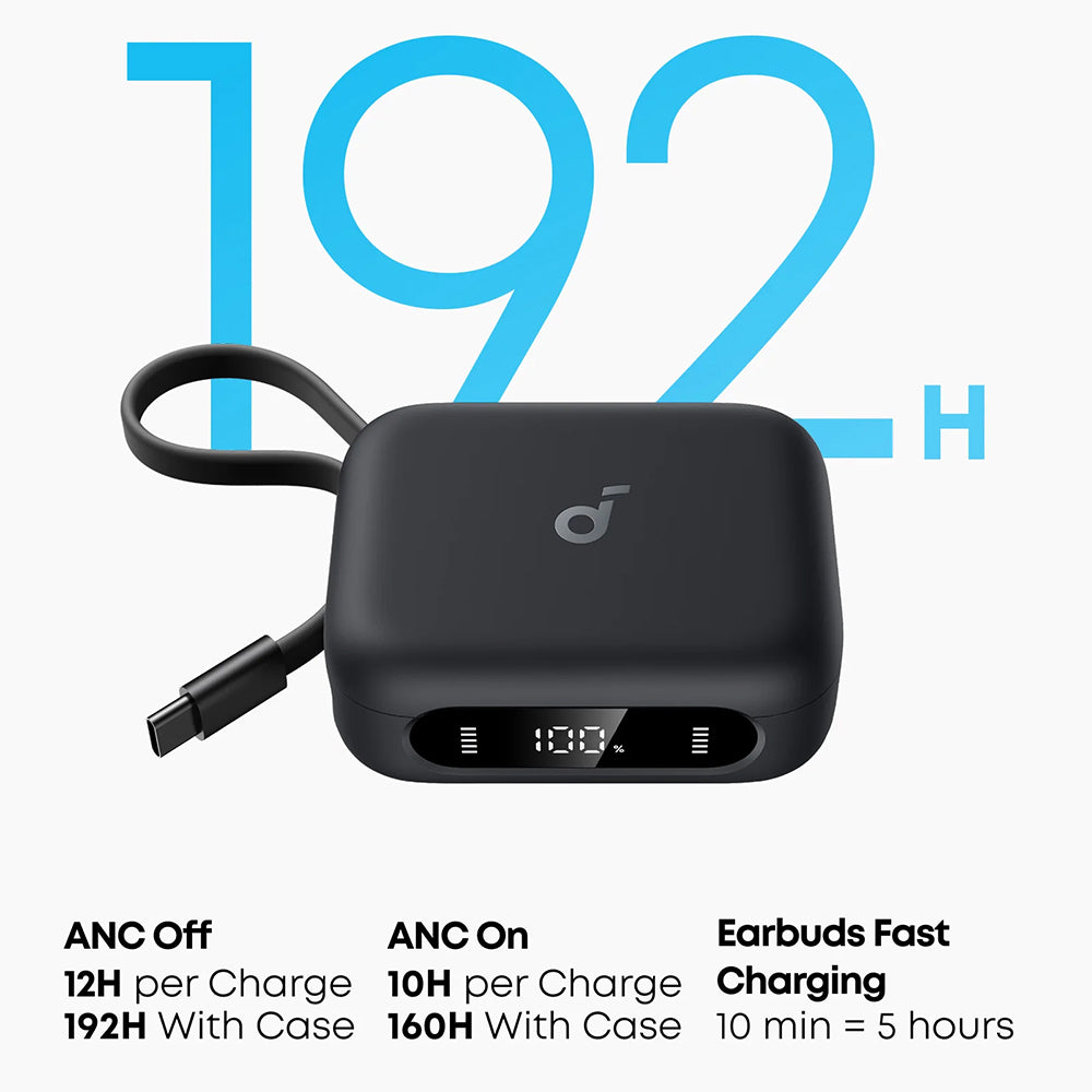 Auricolare Bluetooth Anker P41i, TWS, ANC, Nero A3937G11