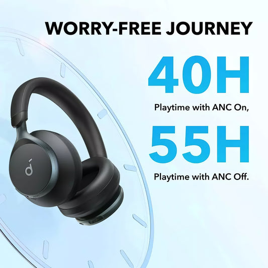 Handsfree Bluetooth Anker SoundCore Space On, MultiPoint, A2DP, ANC, Nero A3035G11