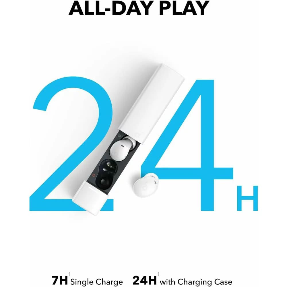 Handsfree Bluetooth Anker SoundCore A30i, TWS, Bianco A3958G21