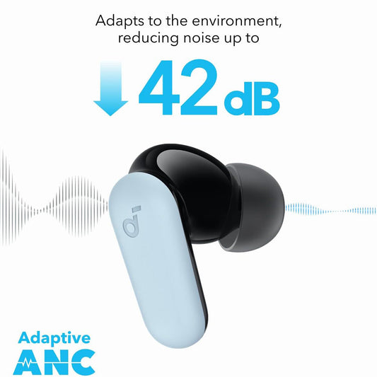 Handsfree Bluetooth Anker SoundCore P30i, TWS, Blu A3959331