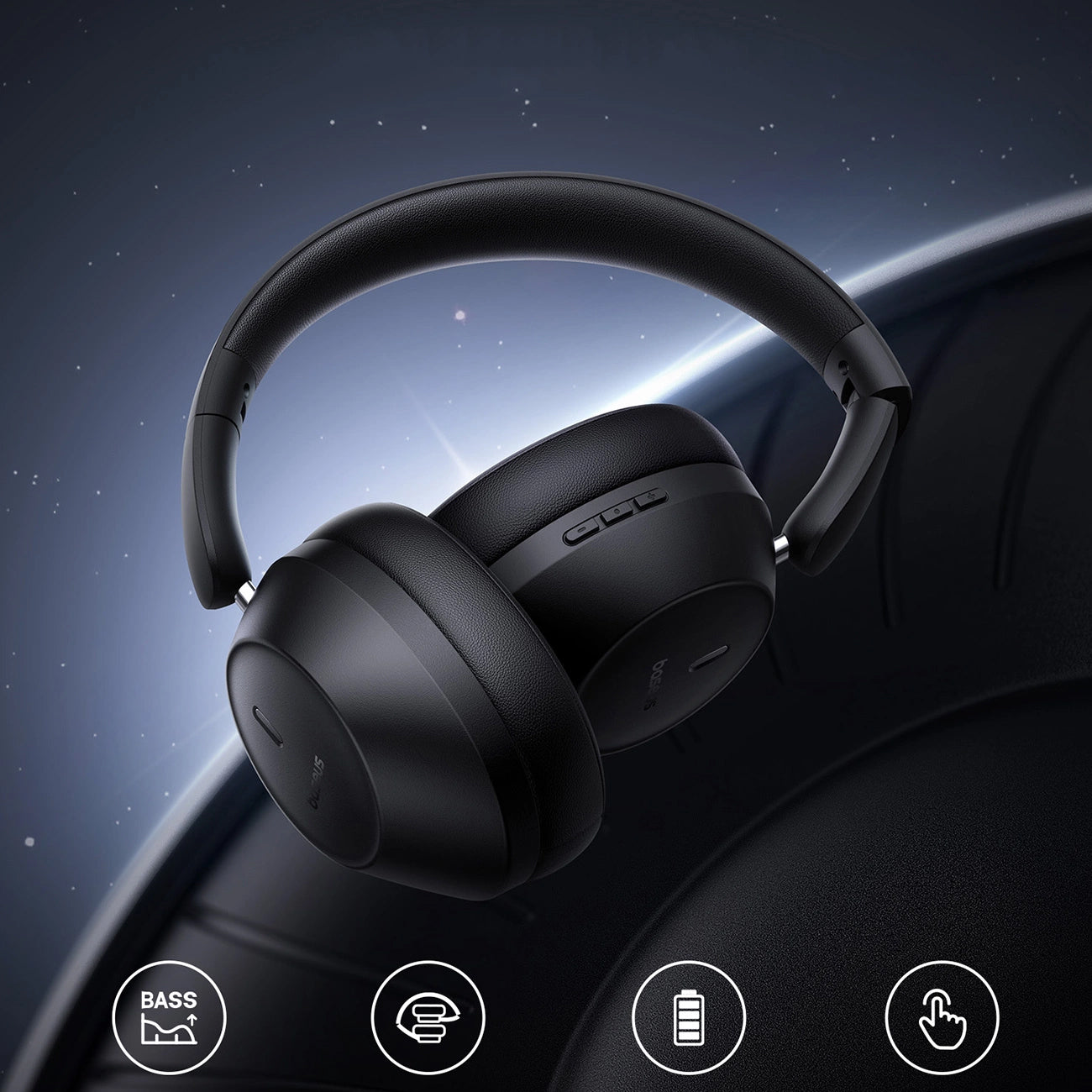 Auricolare Bluetooth Baseus Bass 30 Max, A2DP, Nero A00070700121-00