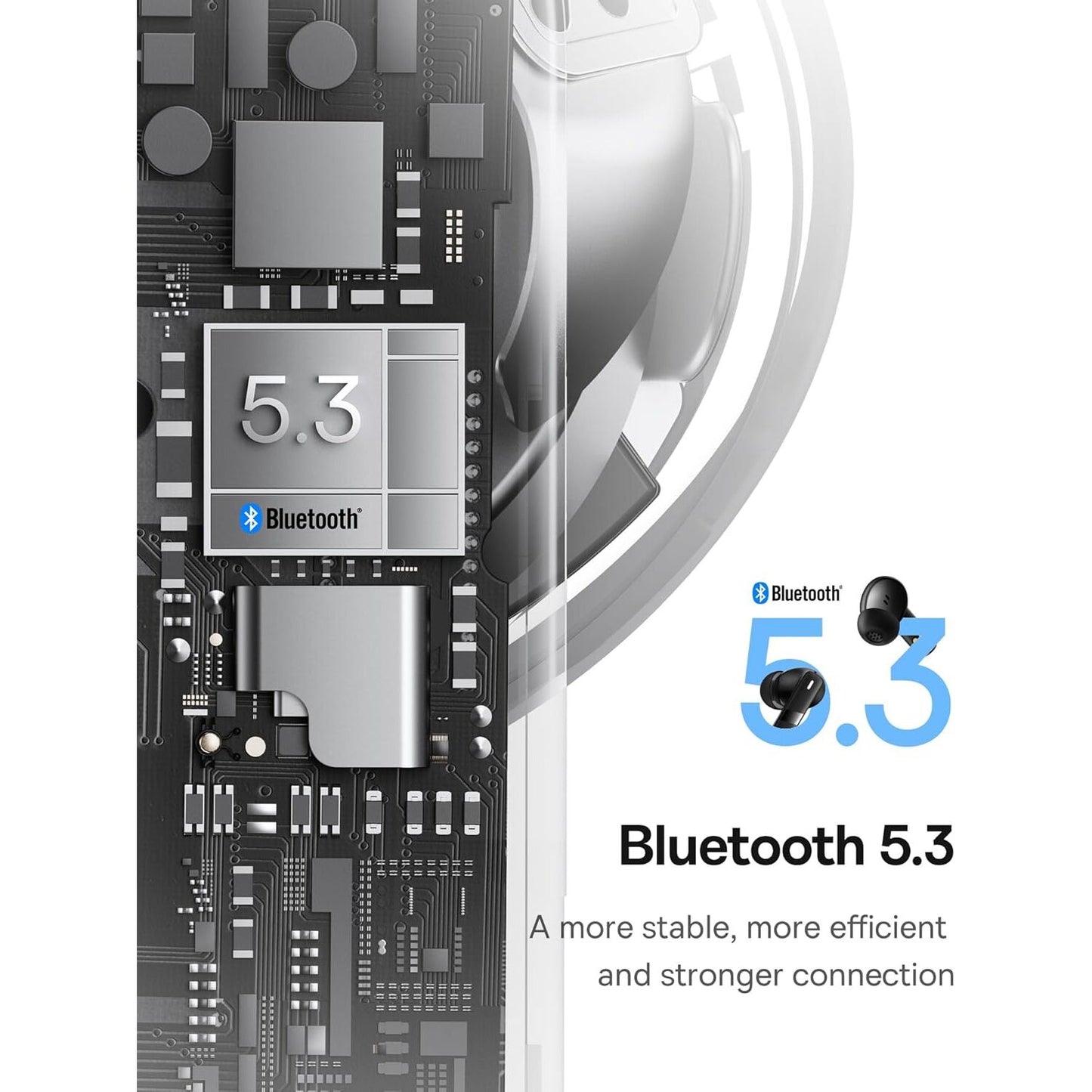 Handsfree Bluetooth Baseus Bowie E20, TWS, Nero A00069700113-00