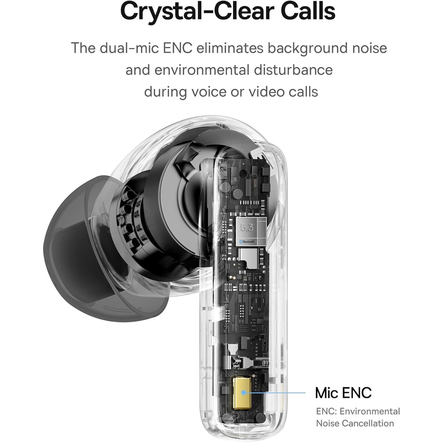 Handsfree Bluetooth Baseus Bowie E20, TWS, Nero A00069700113-00