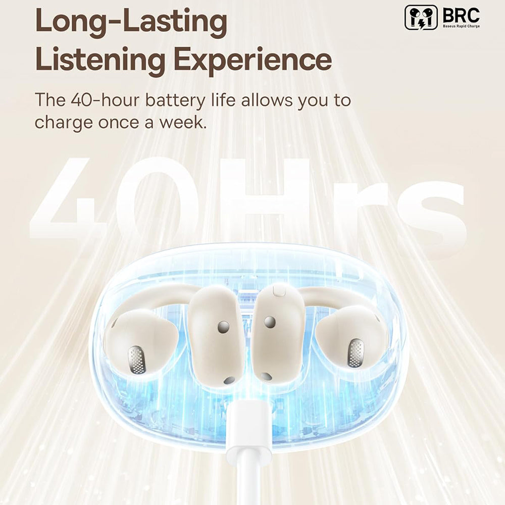 Handsfree Bluetooth Baseus Bowie MC1, TWS, Bianco A00083501226-00