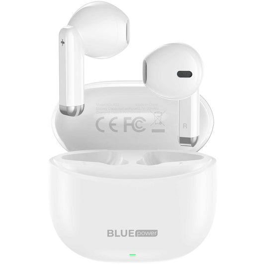 Auricolare Bluetooth Blue Power BPX33, TWS, Bianco