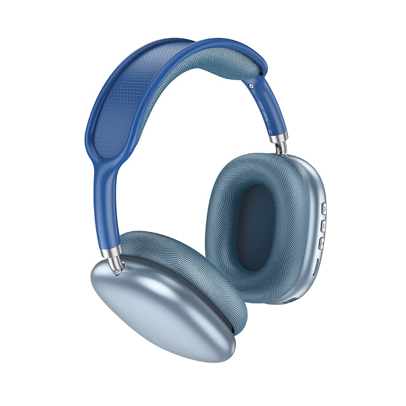 Auricolare Bluetooth Borofone BO22 Elegant, A2DP, Blu