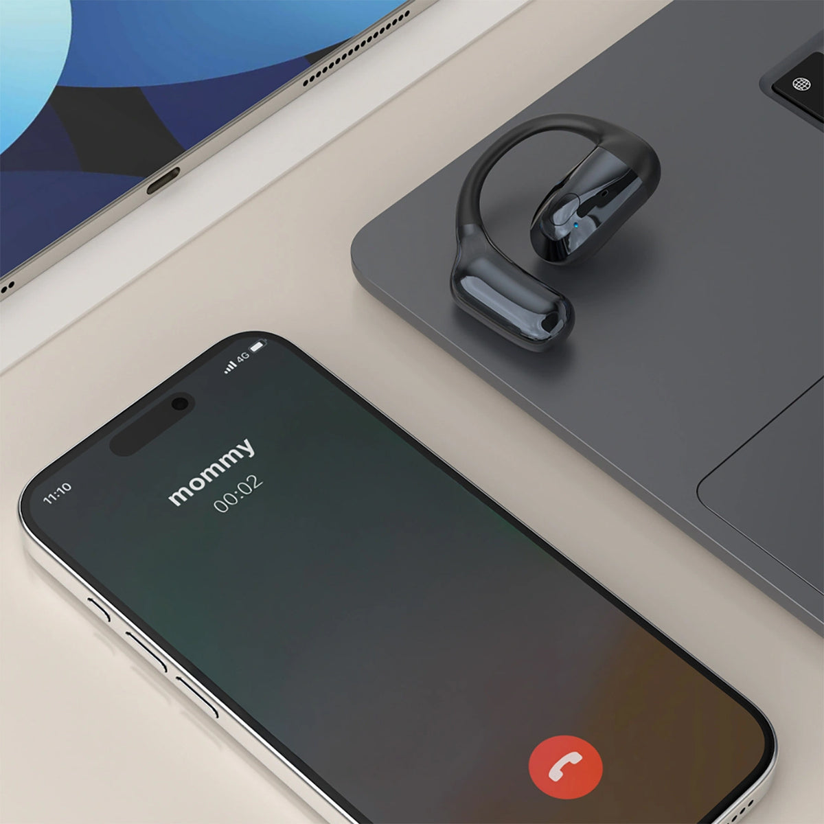 Auricolare Bluetooth Dudao U4Pro, A2DP, Nero
