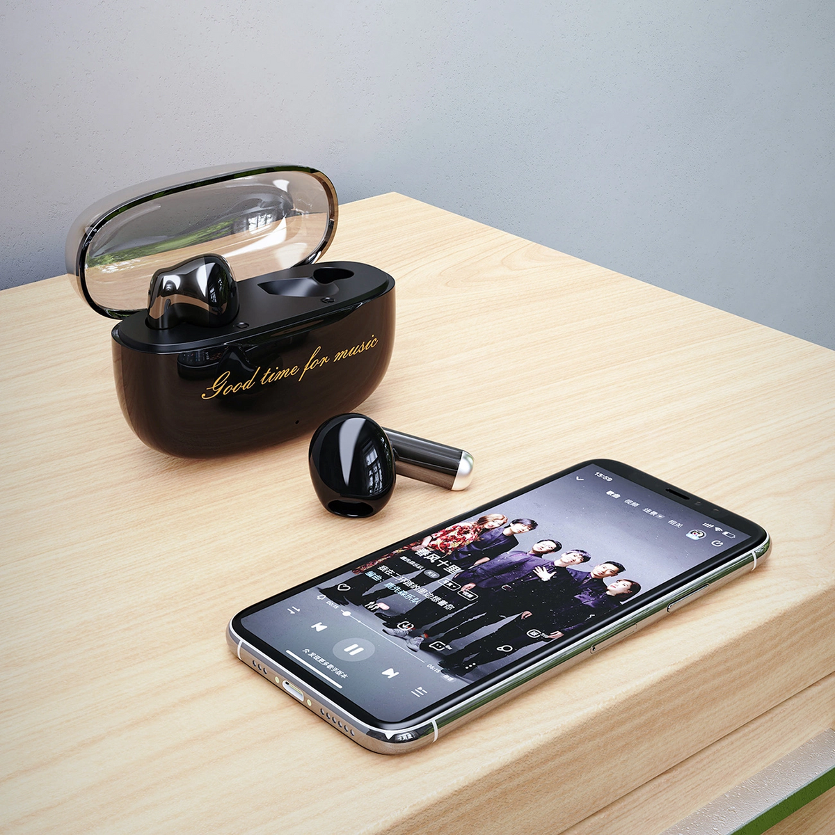 Auricolare Bluetooth Dudao U8, TWS, Nero