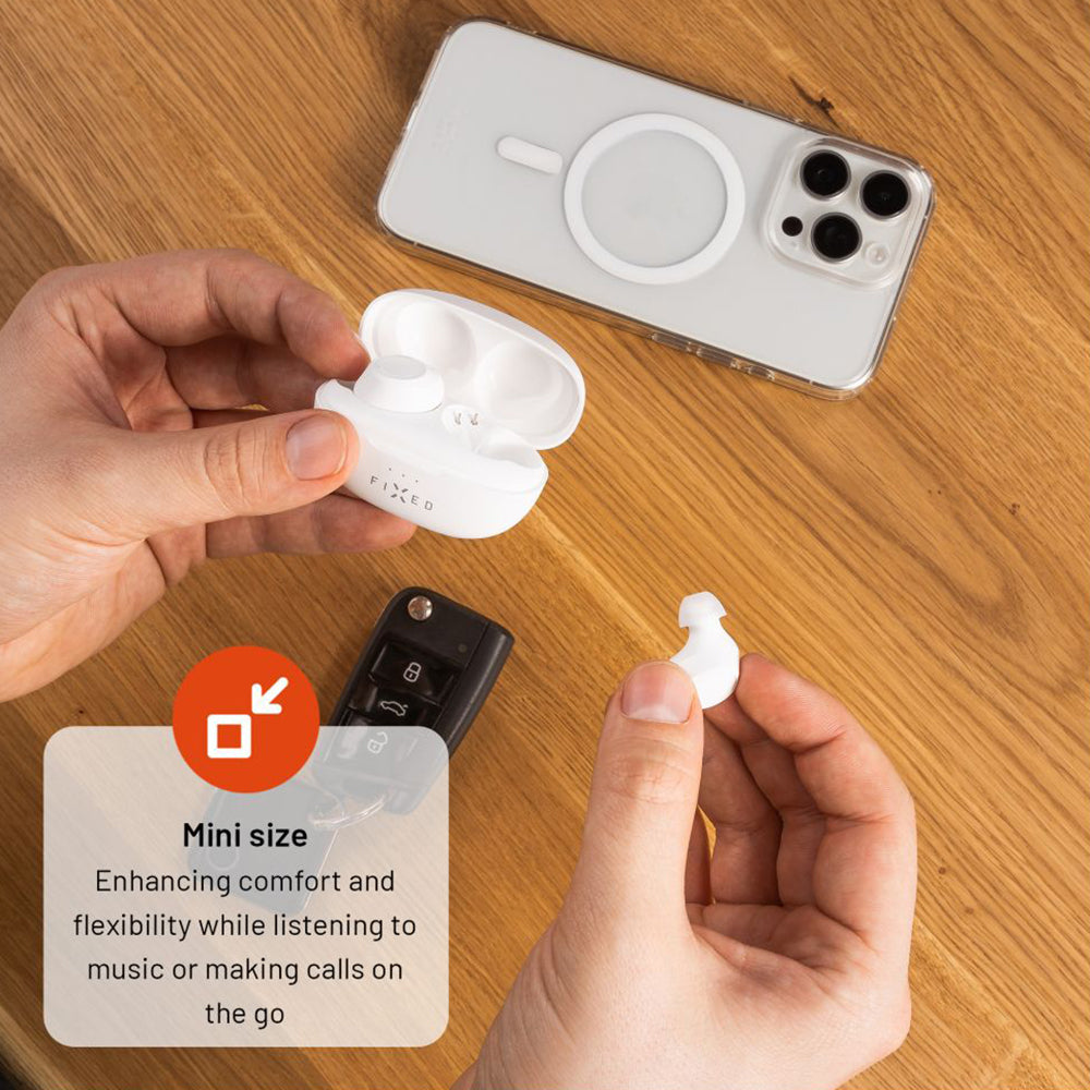 Auricolari Bluetooth Fissi, TWS, Bianco