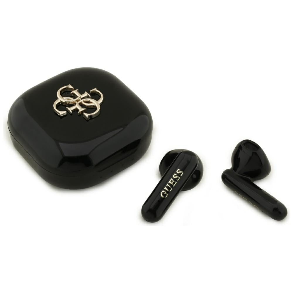 Auricolare Bluetooth Guess 4G Metal Logo, TWS, Nero