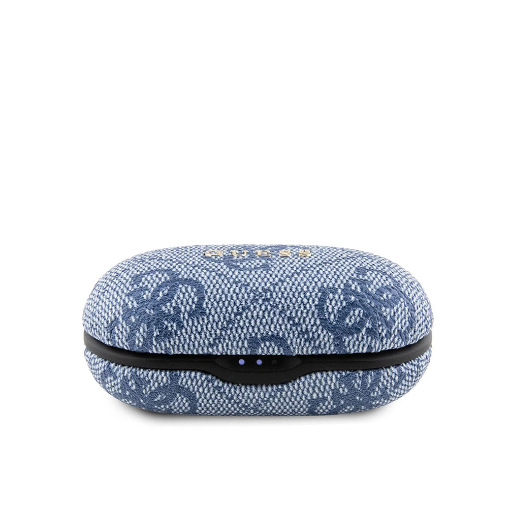 Auricolari Bluetooth Guess 4G Metal, TWS, Blu