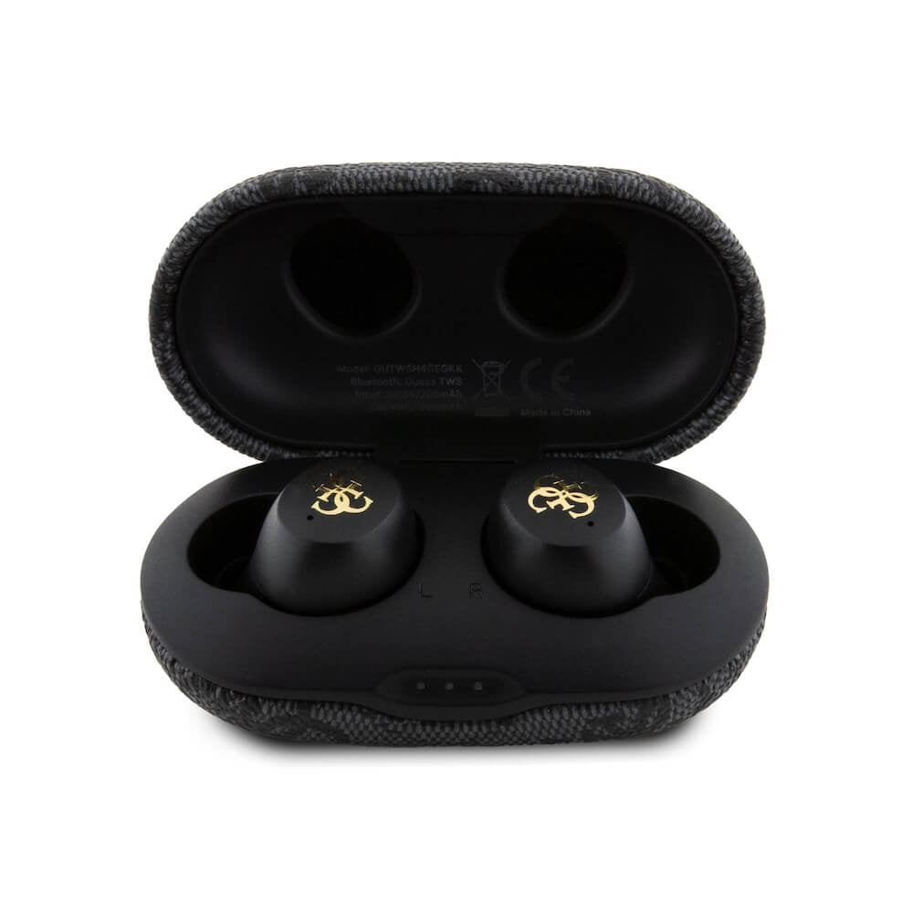 Auricolari Bluetooth Guess 4G Metal, TWS, Nero
