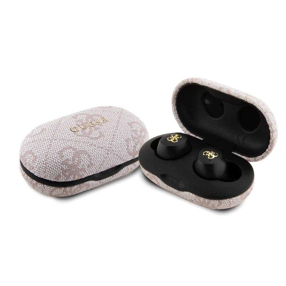 Auricolari Bluetooth Guess 4G Metal, TWS, Rosa