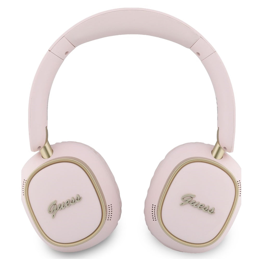 Auricolare Bluetooth Guess Rectangle Metal Script, A2DP, Rosa