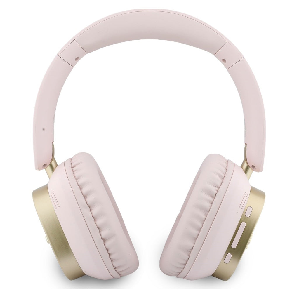 Auricolare Bluetooth Guess Rectangle Metal Script, A2DP, Rosa