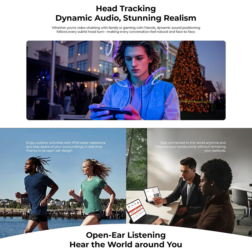 Auricolare Bluetooth HAVIT OWS916, TWS, Nero