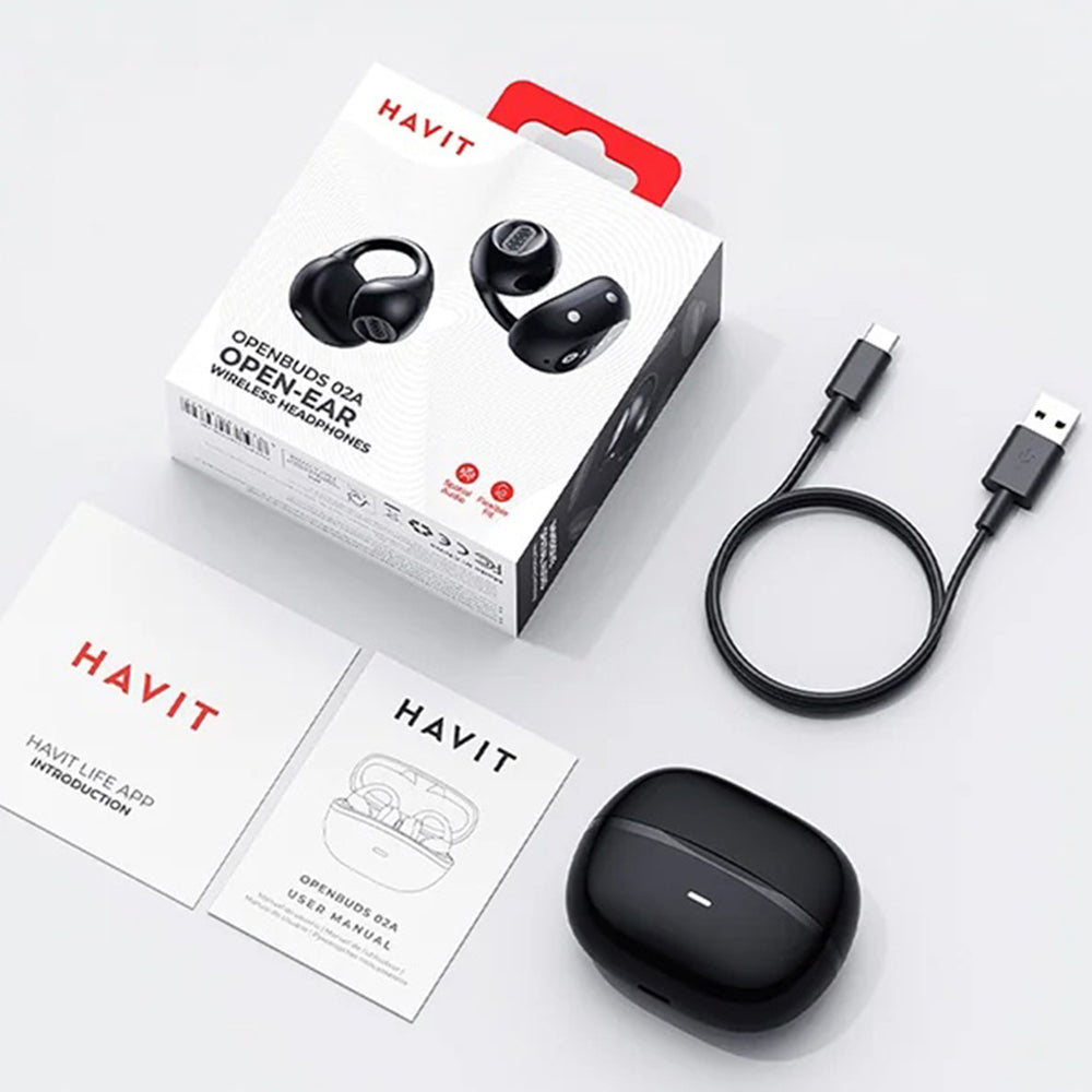 Auricolare Bluetooth HAVIT OWS916, TWS, Nero