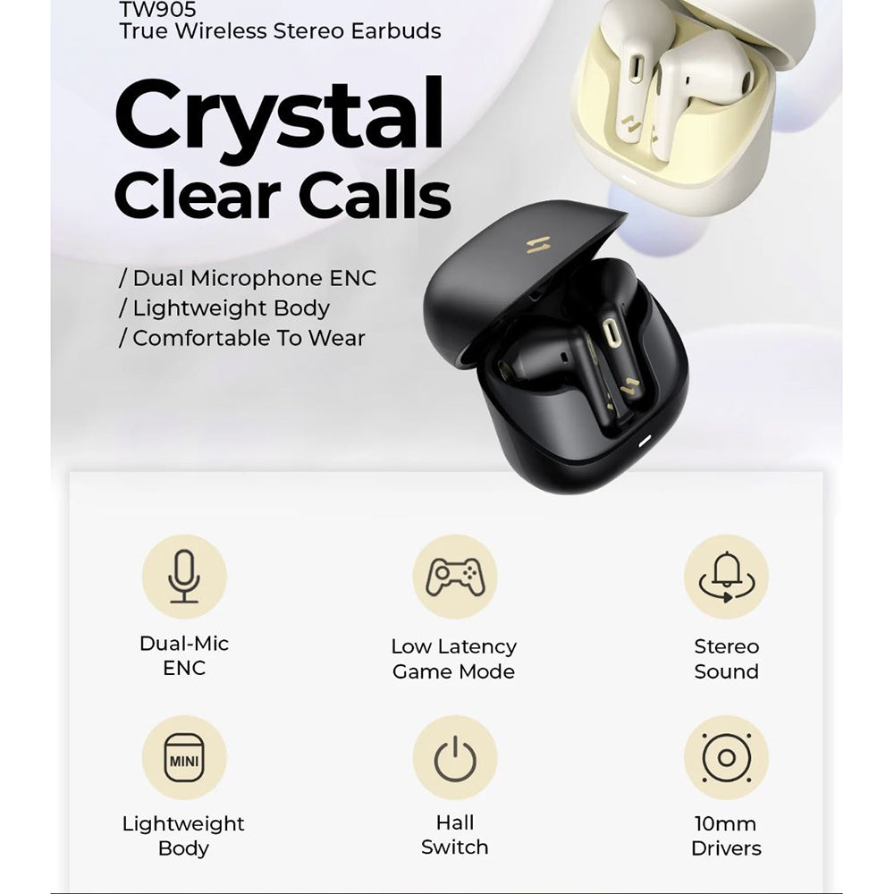 Auricolari Bluetooth HAVIT TW905, TWS, Beige