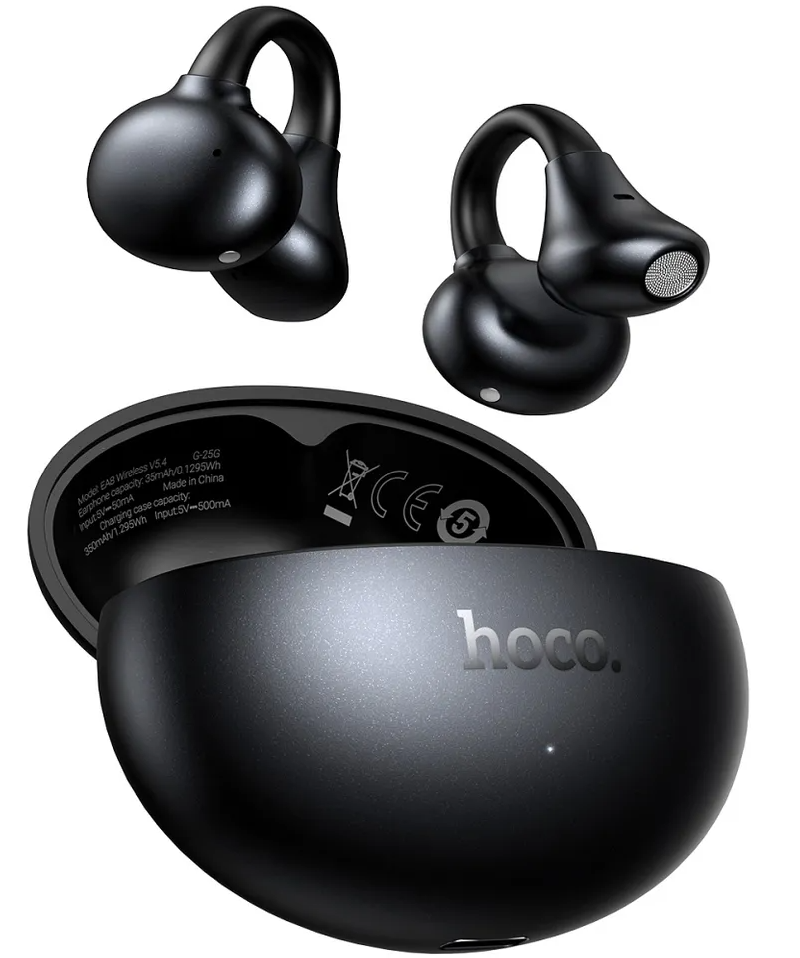 Auricolare Bluetooth HOCO EA8, TWS, Nero