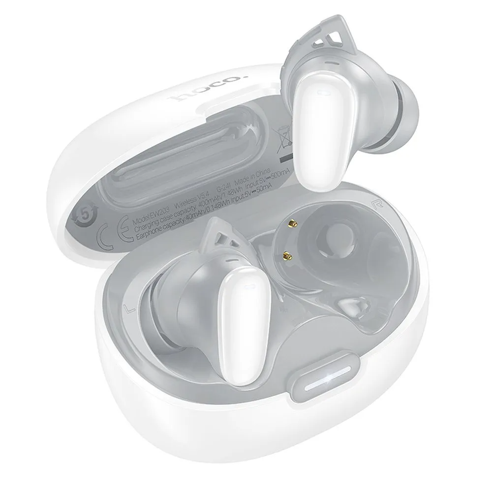 Auricolare Bluetooth HOCO EW203, TWS, Bianco