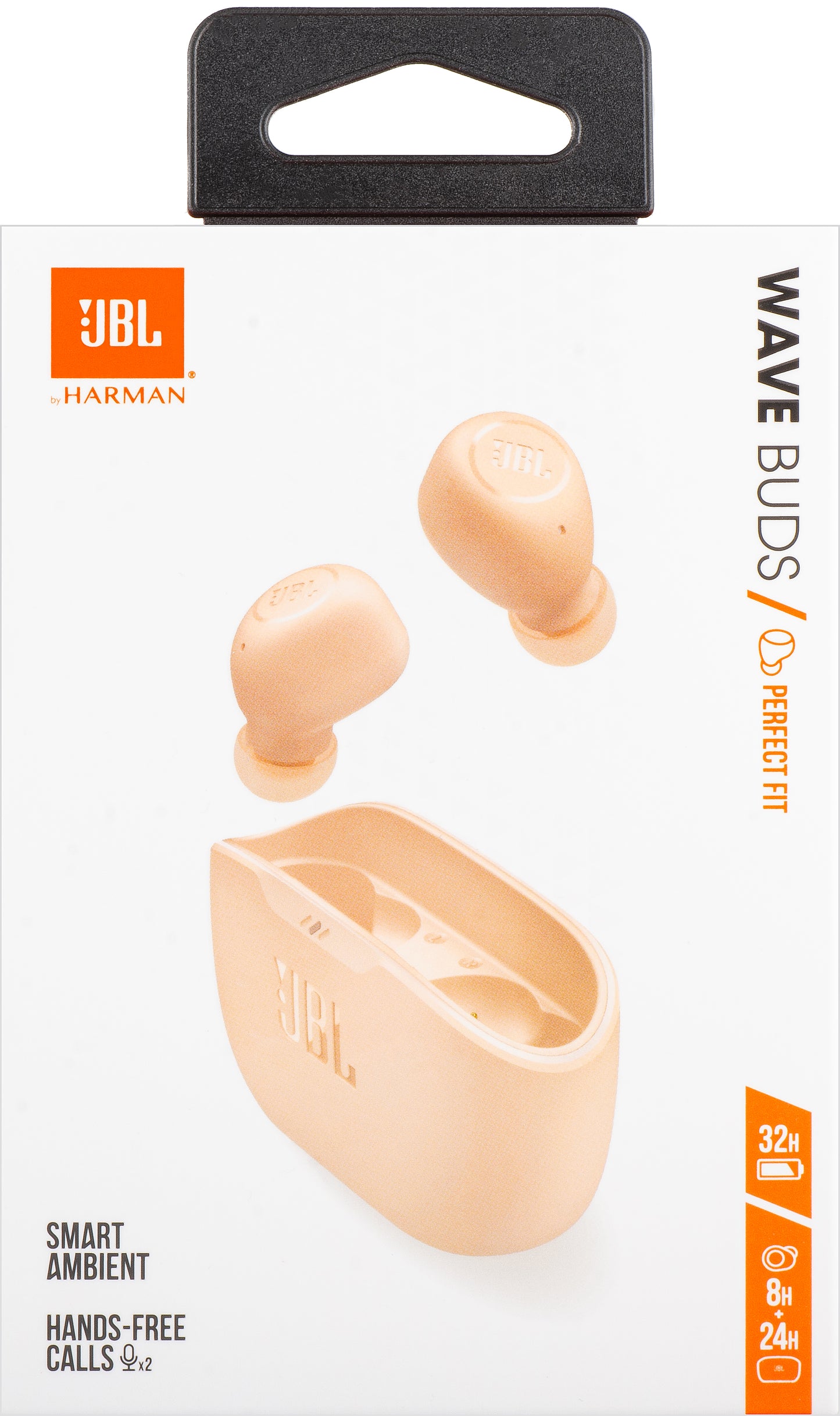 Auricolari Bluetooth JBL Wave Buds, TWS, Beige JBLWBUDSBEG