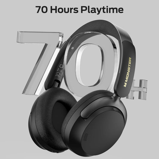 Handsfree Bluetooth Monster Persona 3rd, MultiPoint, A2DP, ANC, Nero