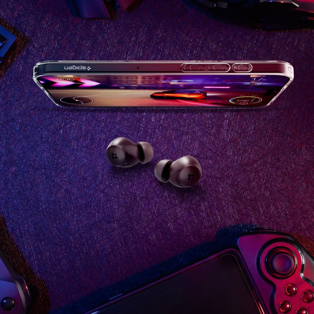 Auricolare Bluetooth Spigen SA2401, TWS, ANC, Bianco