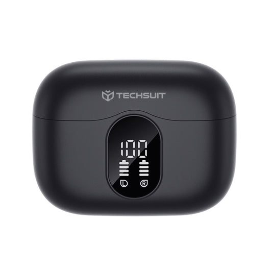 Auricolare Bluetooth Techsuit CW3 WaveBeat 100, TWS, ANC, Nero