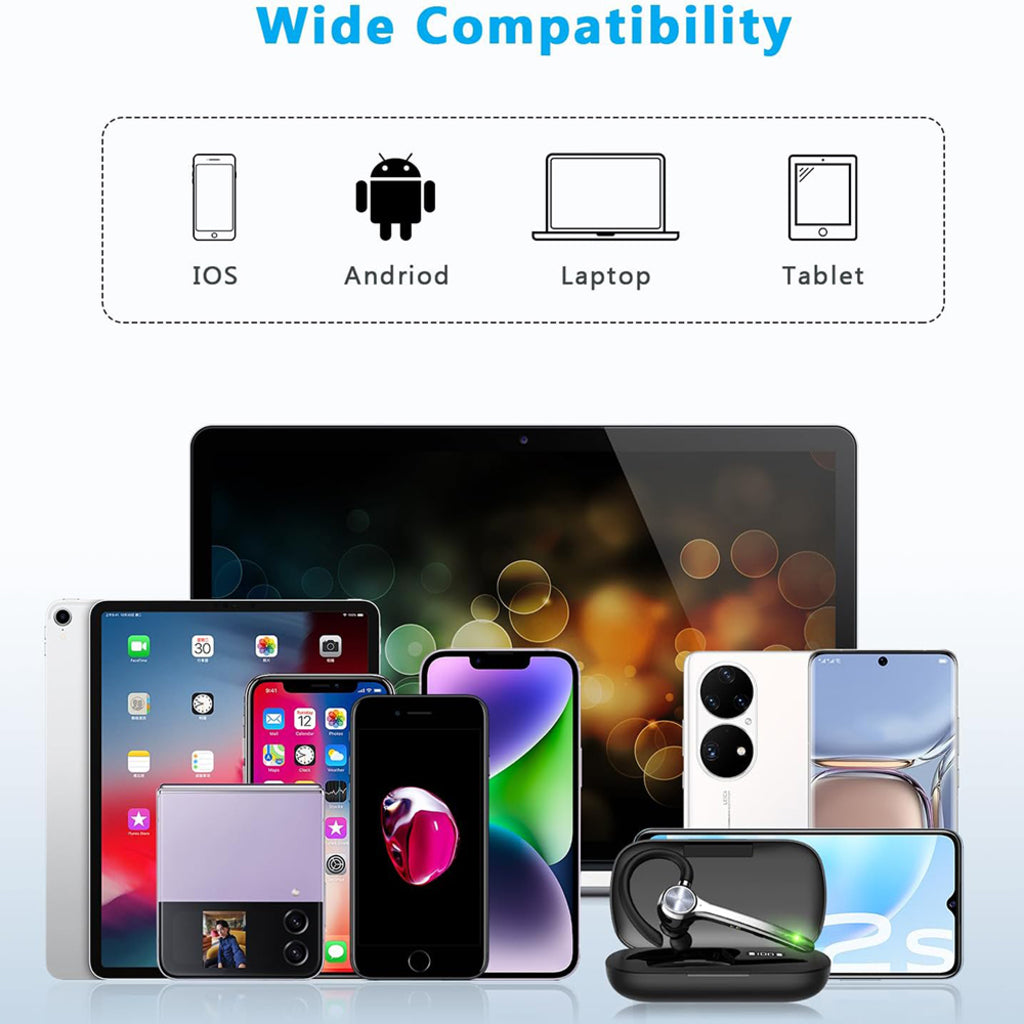 Cuffia Call Center Bluetooth Techsuit Hearyo A6L, Nera