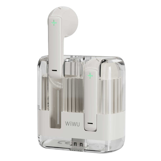 Vivavoce Bluetooth WiWu T21, TWS, bianco