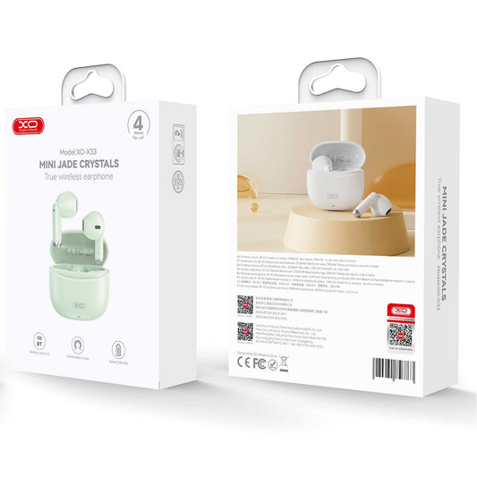Vivavoce Bluetooth XO Design X33, TWS, verde