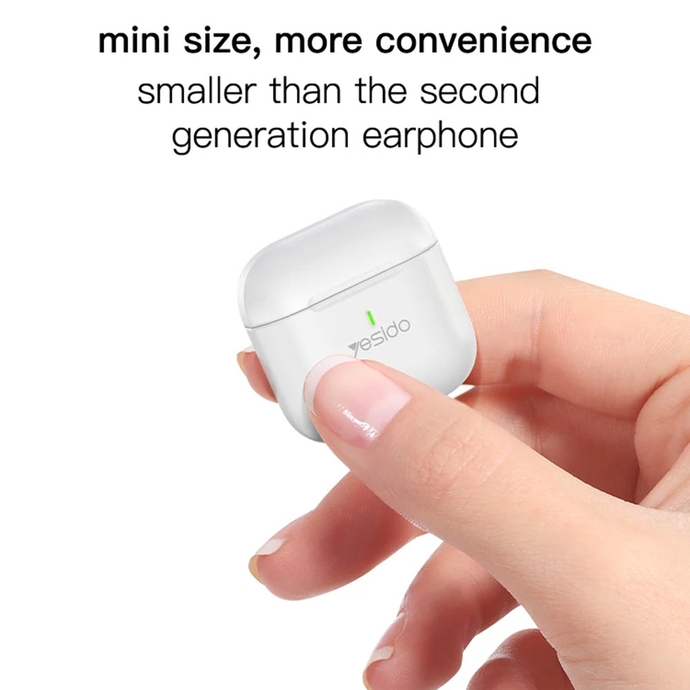 Auricolare Bluetooth Yesido TWS17, TWS, Bianco