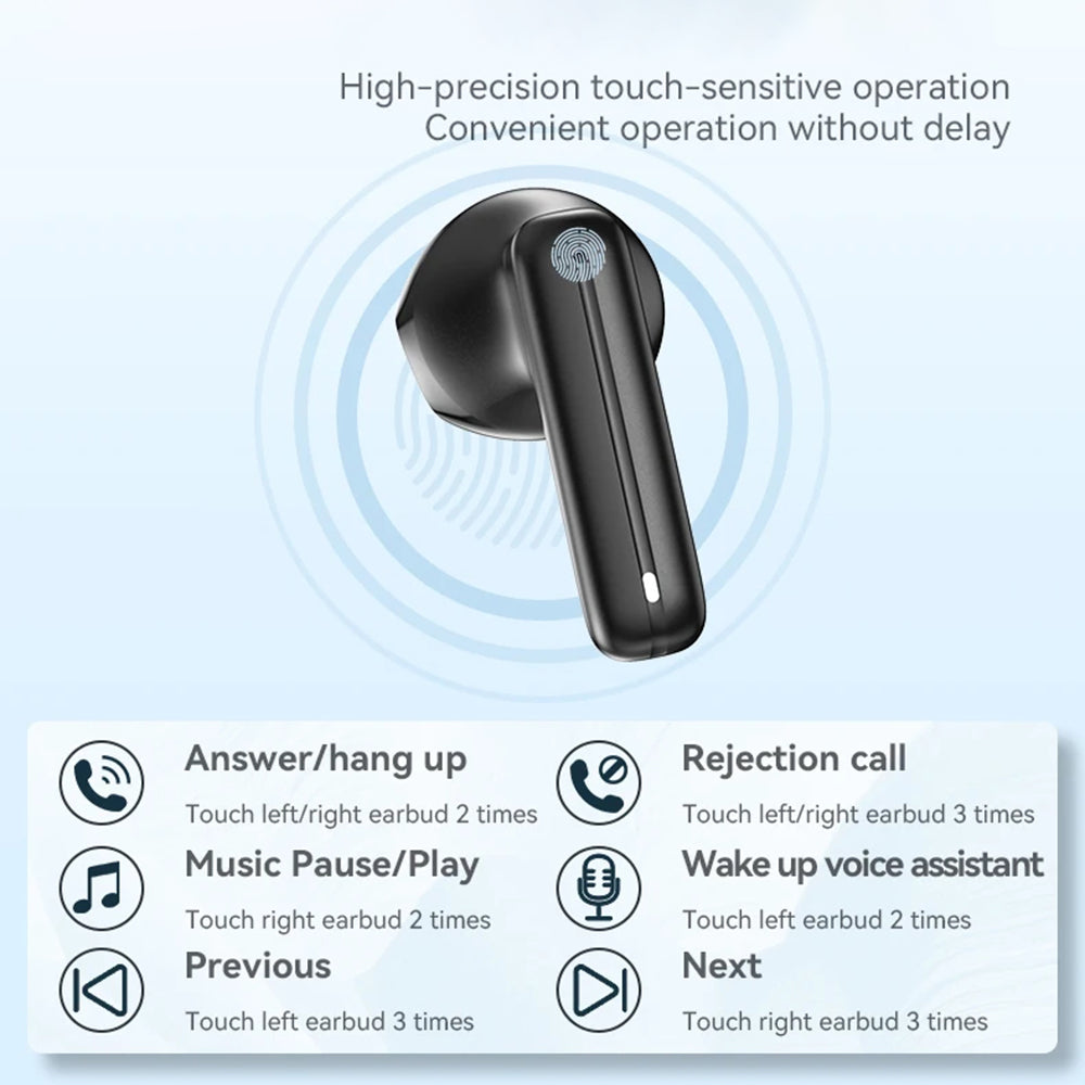 Auricolare Bluetooth Yesido TWS25, TWS, Nero