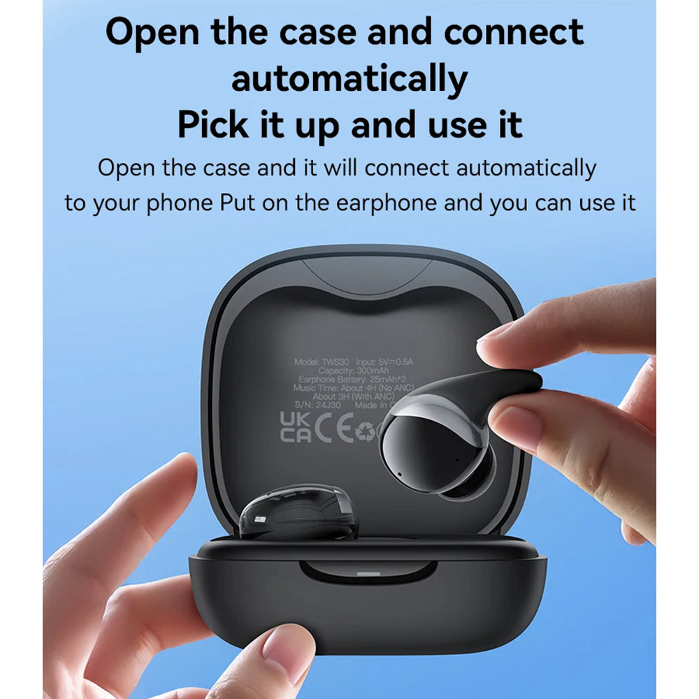 Auricolare Bluetooth Yesido TWS30, TWS, ANC, Nero