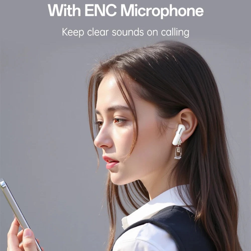 Auricolare Bluetooth Yesido TWS34, TWS, ANC, Bianco