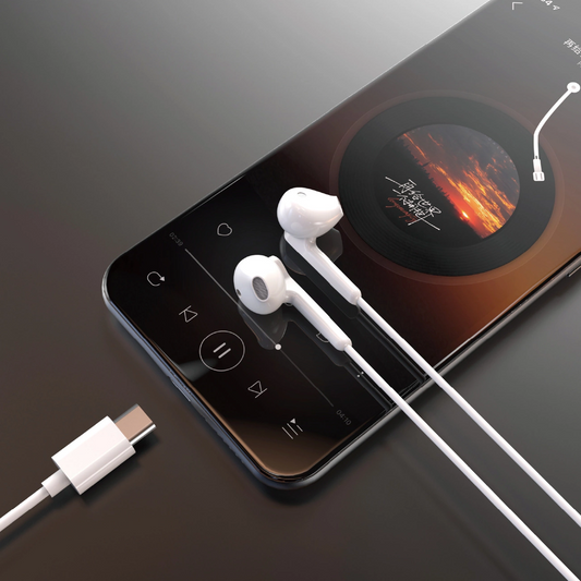 Auricolari USB-C Dudao X3C, Bianco