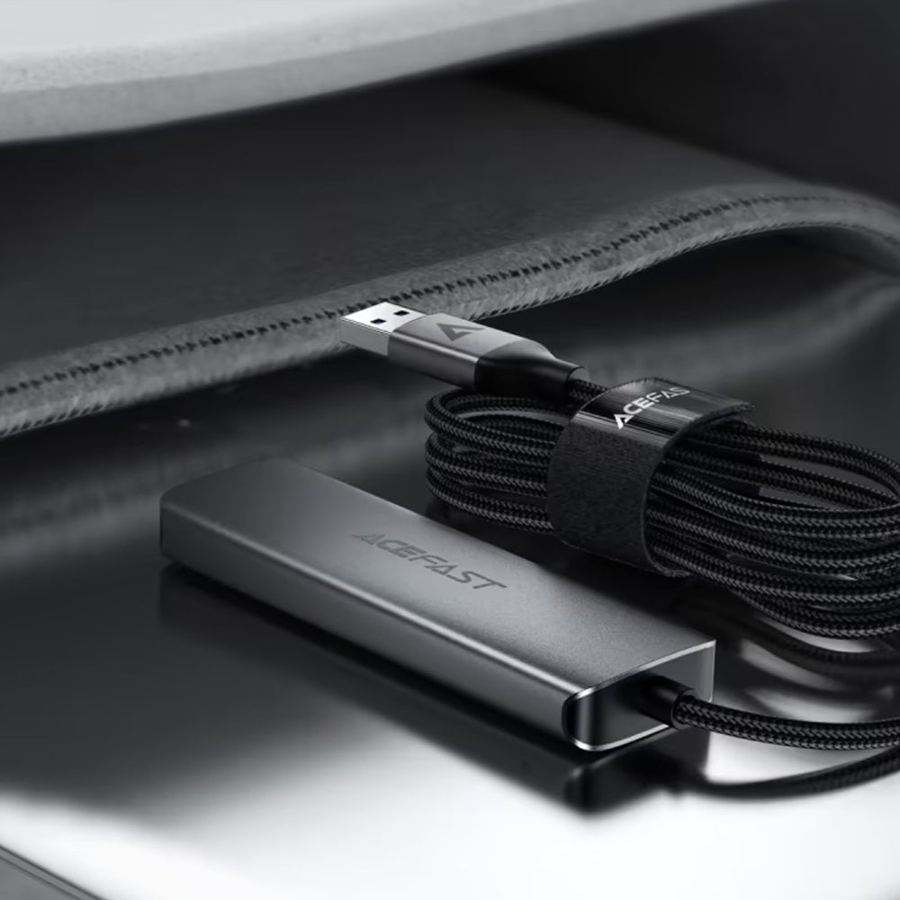 Hub USB Acefast J17, 4in1, Grigio