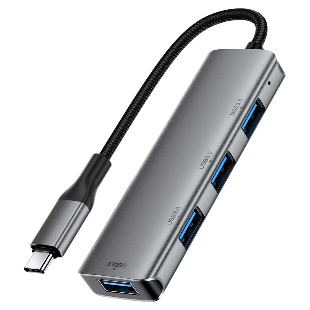Hub USB-C Acefast J15, 4in1, Grigio