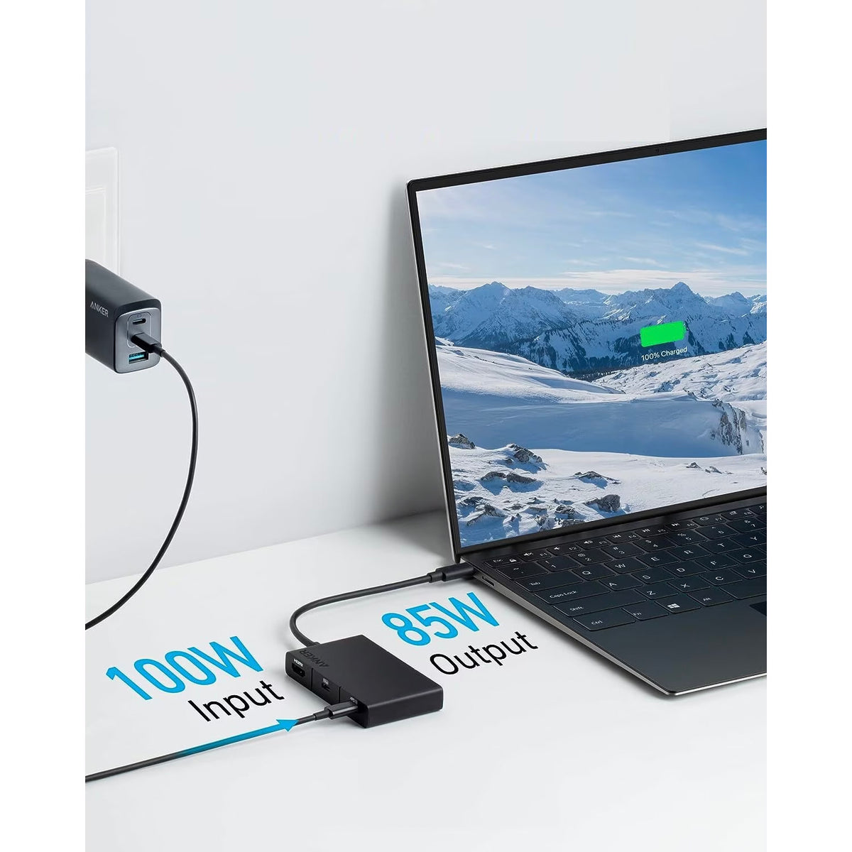 Hub USB-C Anker 332, 2 x USB-A - 2 x USB-C - 1 x HDMI, Nero A8356G11