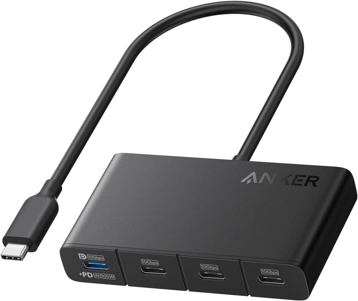 Anker Hub USB-C, 4 x USB-C, nero A8340GA1