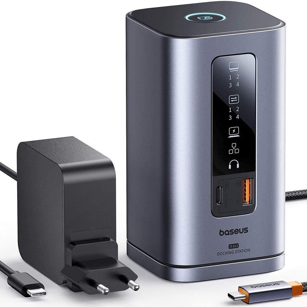 Hub Multifunzionale Baseus Spacemate, 11in1, Grigio B0112701