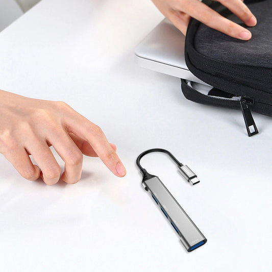 Hub USB-C Dudao A16T, 3 x USB-A - 1 x USB-A 3.0, nero