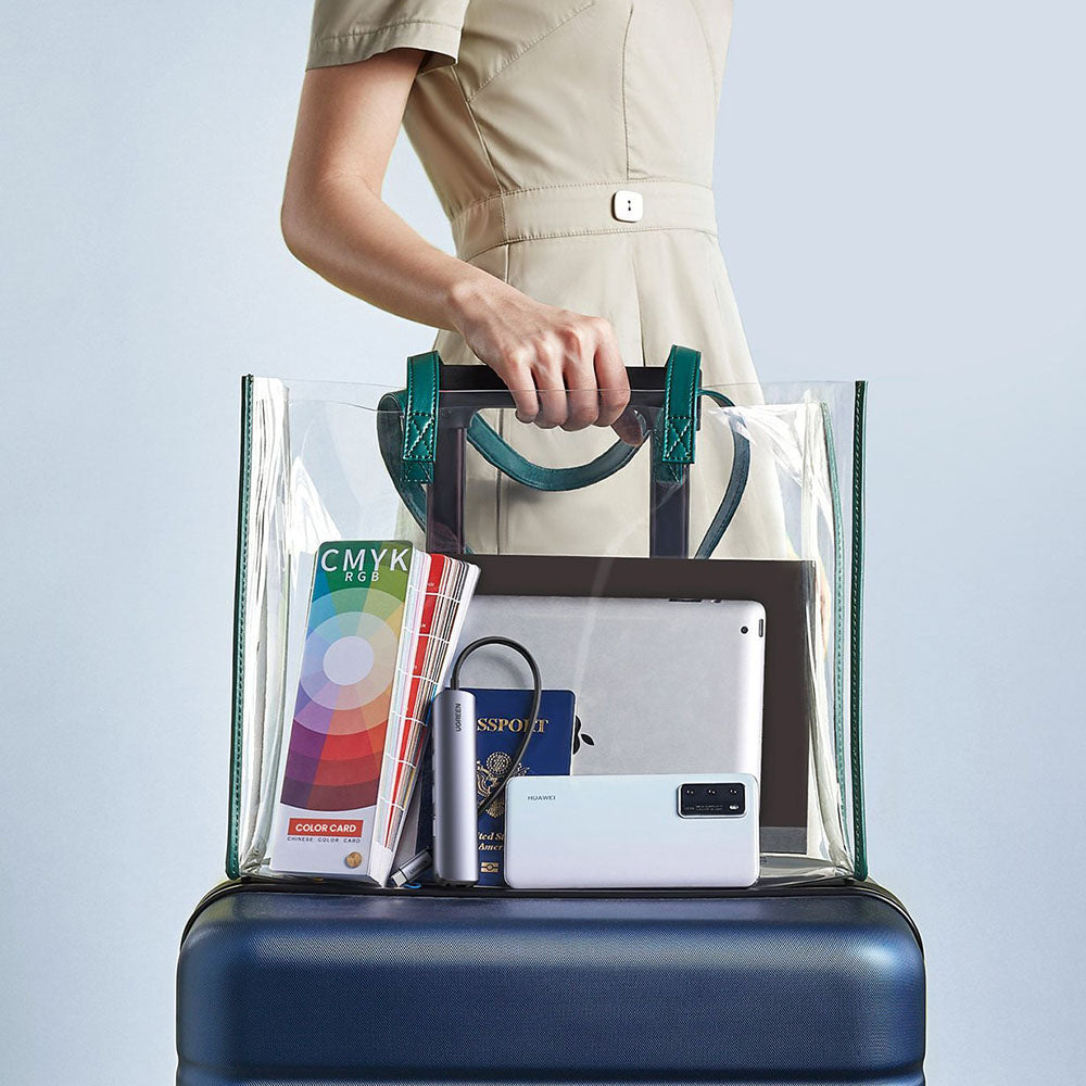 Hub USB-C UGREEN CM418 (10919), 2 x USB-A 3.0 - 1 x USB-C - 1 x HDMI - 1 x RJ45, Grigio