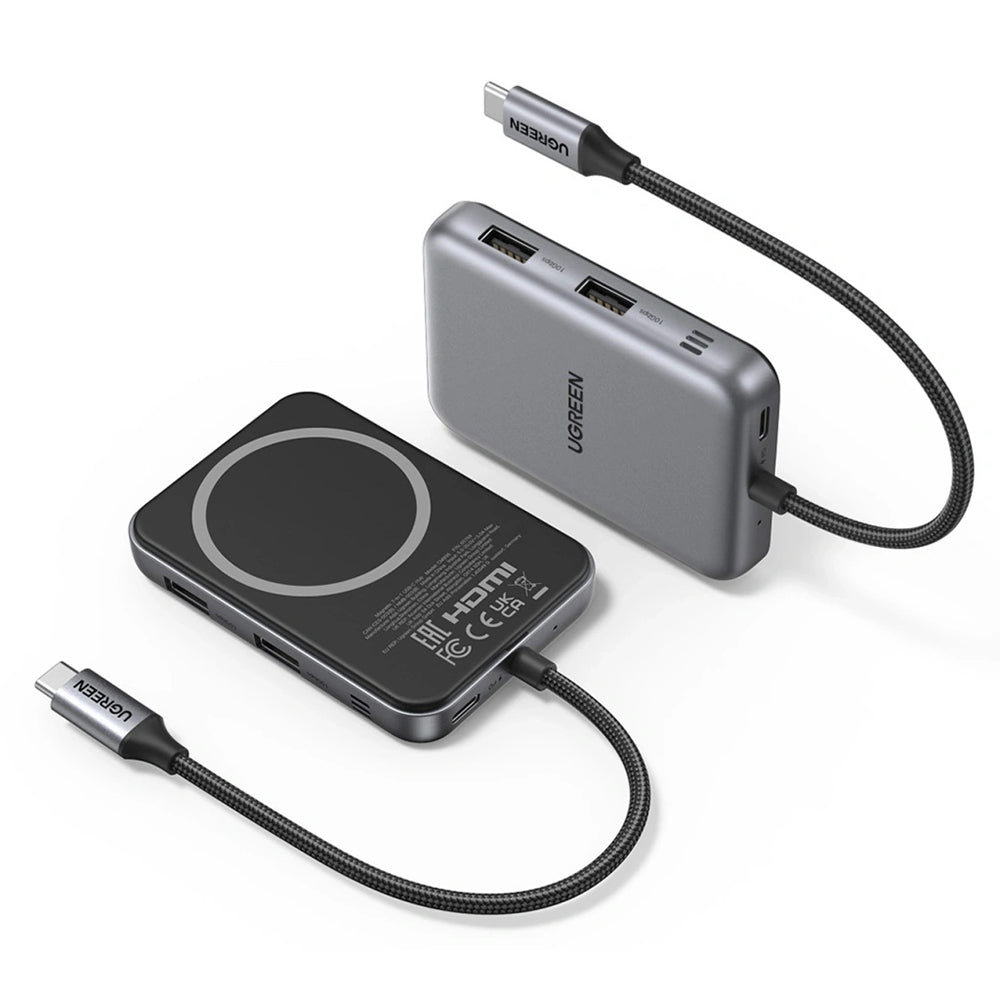 Hub USB-C UGREEN CM896 (65759), 7in1, Grigio